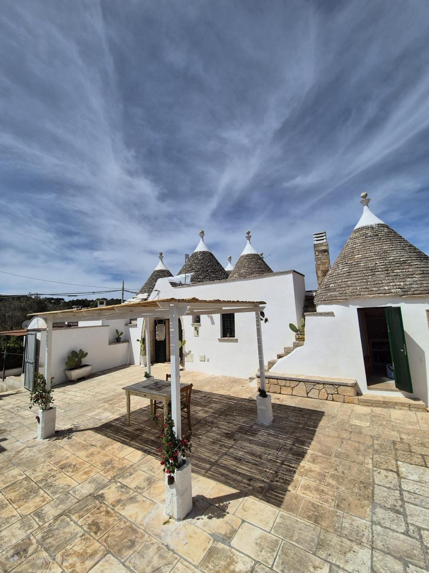 Trulli And Pool - I Cactus Villa Martina Franca Bagian luar foto